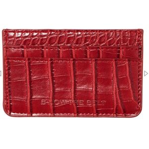 B-Low the Belt Croc Card Case